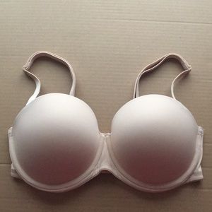 VS PINK multi-way pushup bra NEW WORN 2 TIMES 34D